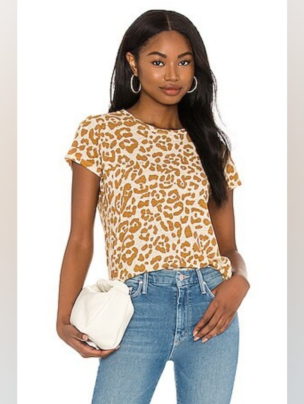 MOTHER The Lil Sinful Tee, Prowl, Size Medium